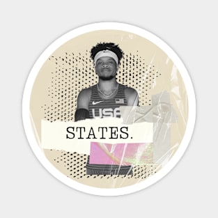 Noah Malone Olympics Sprinter Paralympics T12 STATES Magnet